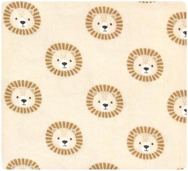 Hudson Baby Unisex Baby Cotton Poly Flannel Receiving Blankets, Brave Lion, One Size - Image 3