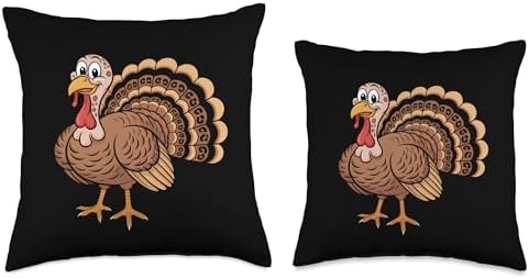 Leopard Turkey Thanksgiving Throw Pillow - Image 3