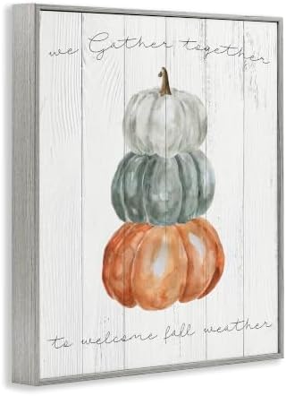 Pumpkins Gather Together Fall, 24 x 30 Inch Framed Giclée Print - Image 2