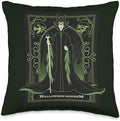 Disney Villains Maleficent Sleeping Beauty Halloween Mayhem Throw Pillow