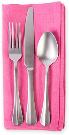 DII Solid Napkin Set Collection, 20x20, Flamingo, 6 Piece - Image 5