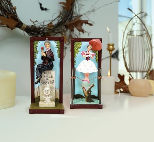 Enesco Disney Showcase the Haunted Mansion George's Widow Framed Portrait Figurine, 7.9 Inch, Multicolor