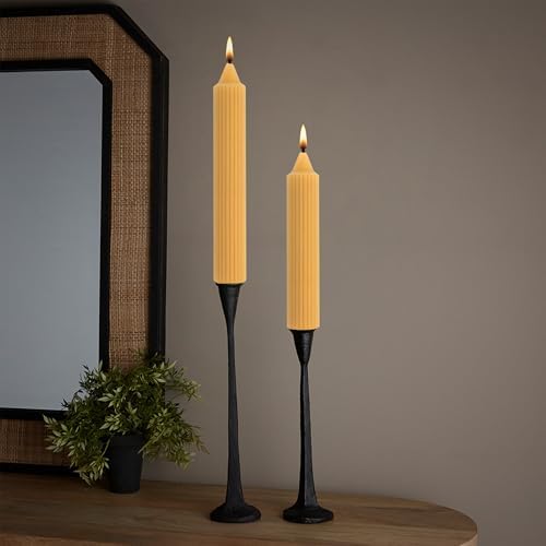 Root Candles 4-Count Unscented Grecian Collenettes, 7-Inch, Butterscotch - Image 2
