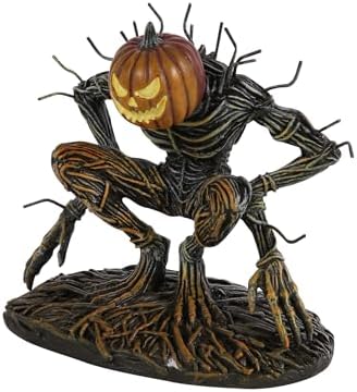 Department 56 Village Collection Accessories Halloween Scarecrow Grapevine of Wrath Figurine, 3.86 Inch, Multicolor