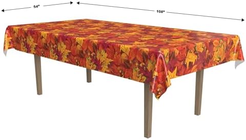 Beistle The Company - Fall Leaf Table CVR 54IN X 108 - Pack of 1 - Image 2