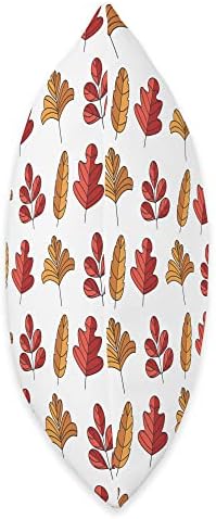 Cute Fall Thanksgiving Brown Leaves Autumn Botanical Throw Pillow - Image 2