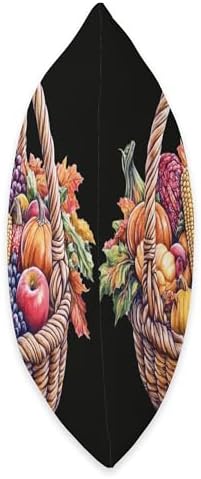Thanksgiving Harvest Basket Fall Celebration Throw Pillow - Image 2