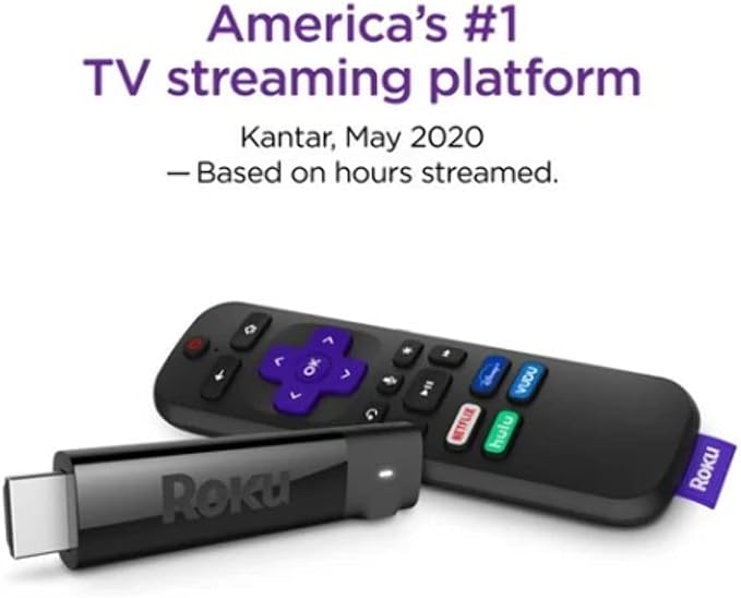 Roku Streaming Stick+ | HD/4K/HDR Streaming Device with Long-range Wireless and Voice Remote with TV Controls (Renewed)