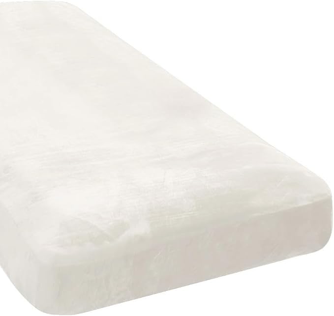 H.VERSAILTEX Velvet Stretch Individual Chaise Cover Sectional Couch Covers for L Shaped Sofa Both Left/Right Furniture Protector Seat Cushion Sofa Cover (1 Piece Chaise Cover, Porcelain White)