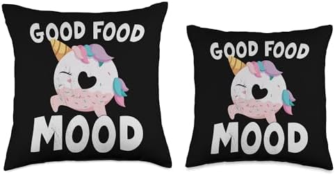 FUNNY THANKSGIVING DESIGNS Donut Costume Graphic Throw Pillow, 18x18, Multicolor - Image 3