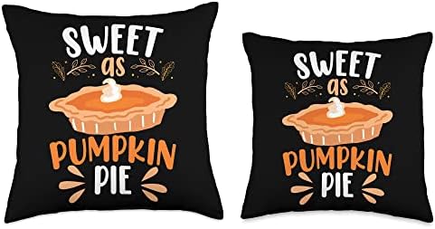 Sweet As Pumpkin Pie | Toddler | Cute Thanksgiving Throw Pillow - Image 3