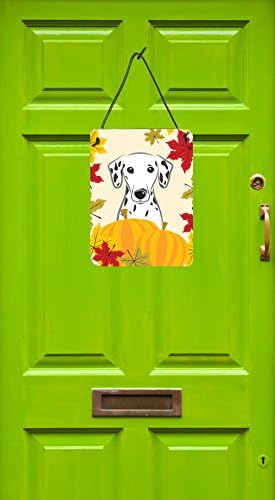 Caroline's Treasures BB2016DS1216 Dalmatian Thanksgiving Wall or Door Hanging Prints Aluminum Metal Sign Kitchen Wall Bar Bathroom Plaque Home Decor Front Door Plaque, 12x16, Multicolor - Image 2