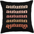 Autumn Blessings Thanksgiving Men Women Kids Boys & Girls Throw Pillow by Unknown