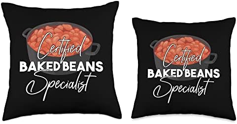 Baked Beans Specialist - National Baked Bean Day Throw Pillow - Image 3