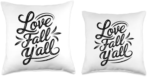 Love Fall Y'all, Family Thanksgiving Friends Giving Throw Pillow - Image 3