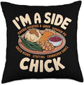 I'm A Side Chick, Grateful Thankful Blessed, Thanksgiving Throw Pillow by HadleyDesigns