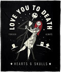 Northwest Nightmare Before Christmas Silk Touch Throw Blanket, 50" x 60", Love 2 Death
