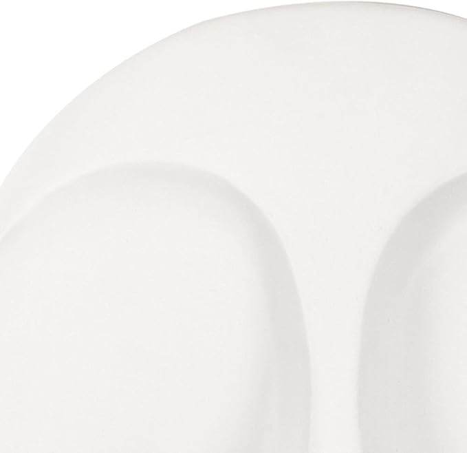 Howard Elliott Collection Ceramic Face Wall Vase, Contemporary Matte White Glaze Decorative Accent, Water-Holding Vase, Ready to Hang Wall Decor, 10H x 10W x 3D, Matte White