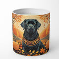 Caroline's Treasures DAC1054CDL Black Labrador Retriever Fall Decorative Soy Candle Nature Soy Wax Essential Oil Home Decor Ideal for Bedroom Kitchen Bath Office Gift, 10 oz by CarolinesTreasures