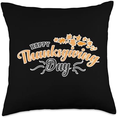 Happy Thanksgiving Day Throw Pillow by Unknown