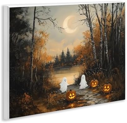 Stupell Industries 'Autumn Ghosts at Lake'| Wall Plaque Art