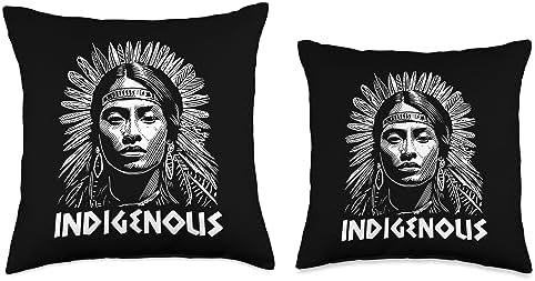 Native American Heritage Store Native Heritage American Indian Proverb Indigenous Throw Pillow, 18x18, Multicolor - Image 3