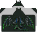 How to Train Your Dragon Toothless Super Soft Bath/Pool/Beach Soft Cotton Terry Hooded Towel Wrap, 24 in x 50 in, (Officially Licensed Product) by Franco