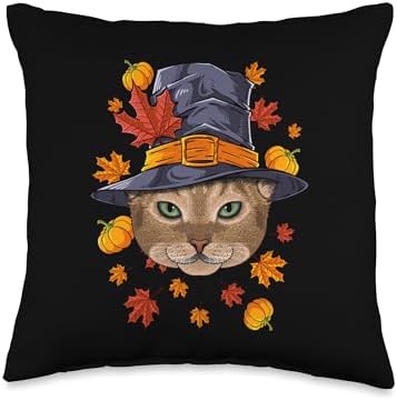 Thanksgiving Abyssinian Pilgrim Costume Fall Autumn Throw Pillow by Unknown