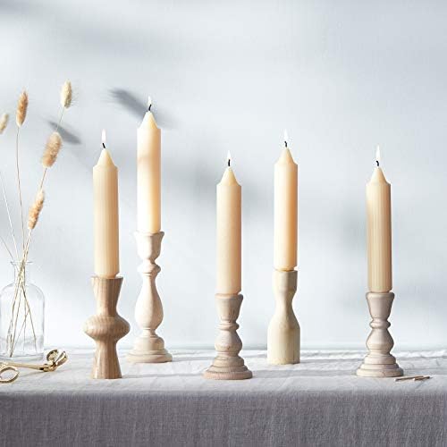 Root Candles 4-Count Unscented Grecian Collenettes, 7-Inch, Buttercream - Image 4