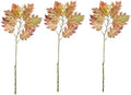 Worth Imports 29" Fall Artificial Oak Leaves Spray, Set of 3 by Worth+Imports