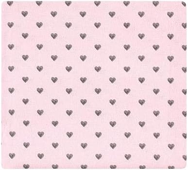 Hudson Baby Unisex Baby Cotton Poly Flannel Receiving Blankets, Farm Friends Pink, One Size - Image 5
