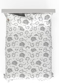 Franco Collectibles Beetlejuice Halloween Bedding Super Soft Microfiber Full Sheet Set, College Dorm Essentials, (Officially Licensed Product)