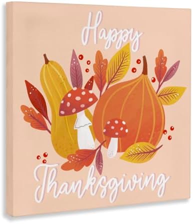 Stupell Industries Thanksgiving Autumnal, 24 x 24 Inch Canvas Wall Art - Image 3