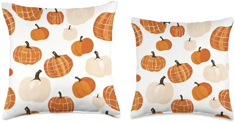 Plaid Pumpkin Thanksgiving Autumn Season Home Decor Throw Pillow - Image 3