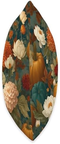 Vintage Autumn Flower Fall Pumpkin Thanksgiving Fall Themed Throw Pillow - Image 2