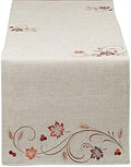 DII Fall Table Decorations Indoor Décor, Thanksgiving, Table Runner, 14x108, Autumn Wheat by DII
