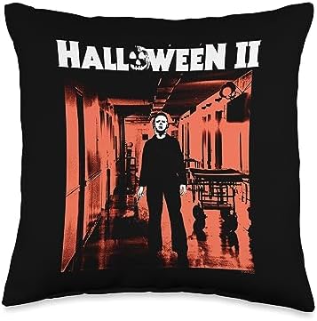 Halloween II Michael Myers Hospital Throw Pillow, 16x16, Multicolor