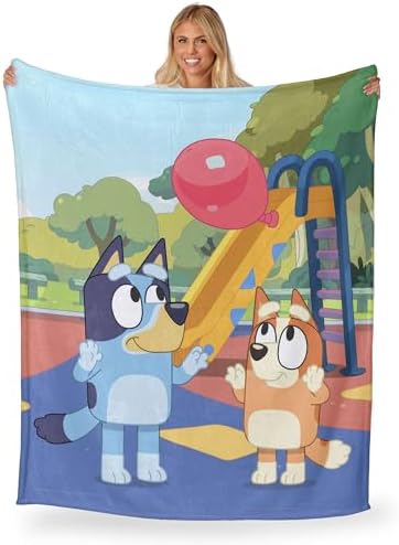 Northwest Bluey Silk Touch Throw Blanket, 50" x 60", Balloon Girls