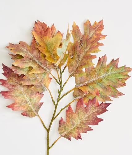 Worth Imports 29" Fall Artificial Oak Leaves Spray, Set of 3 - Image 2