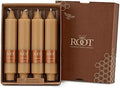 Root Candles 4-Count Unscented Smooth Collenettes, 7-Inch, Beeswax Color by RootCandles