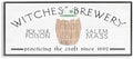 Witches Brewery Vintage Salem Sign, 13 x 30 Inch Framed Giclée Print