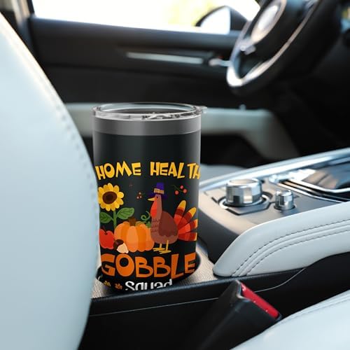 Home Health Gobble Squad Turkey Thanksgiving Stainless Steel Insulated Tumbler - Image 6