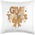 Bruh Give Thanks Funny Thanksgiving Turkey Thankful Boys Throw Pillow by Unknown