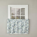 SKL Home Harvest Falling Leaves Tier Curtain Pair, 57X24, Blue by SKLHomebySaturdayKnightLtd