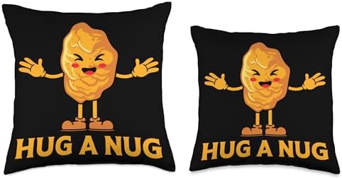 Thanksgiving Hug a Nug Nuggets Chicken Throw Pillow - Image 3