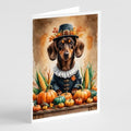 Caroline's Treasures Dachshund Dogs Blank 5x7 Note Cards Set of 8 by CarolinesTreasures