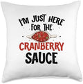 Canned Cranberry Sauce Cranberry Jelly Throw Pillow by Unknown