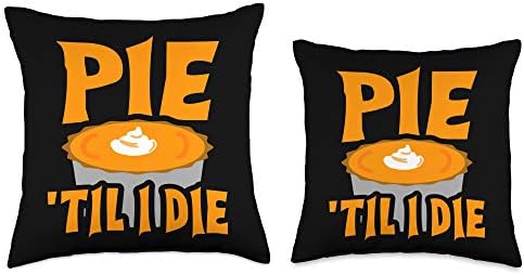 Thanksgiving Shirt Pie Til I Die Pumpkin Tees Men Women Kids Throw Pillow - Image 3