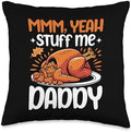 Thanksgiving Turkey Funny Thanksgiving Throw Pillow by Unknown