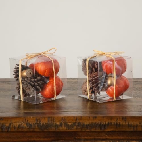 Nearly Natural Artificial Autumn Harvest Bowl Filler, 2 Sets of 8 - Image 3